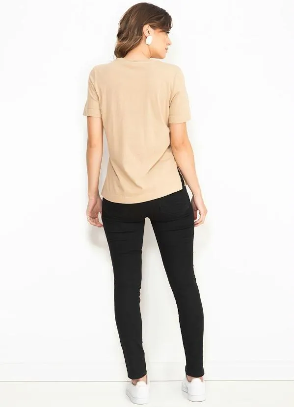 Forum - Calça Jeans Cigarrete Preta 4