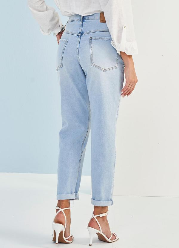 Doce Trama - Calça Jeans Cintura Alta Solar Azul 2