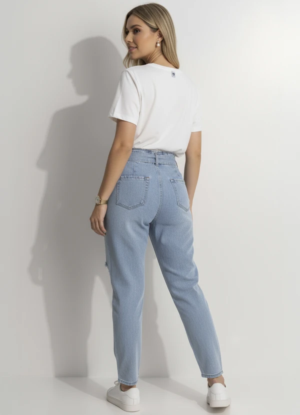 Sawary Jeans - Calça Jeans Clara Slouchy com Faixa Sawary 4