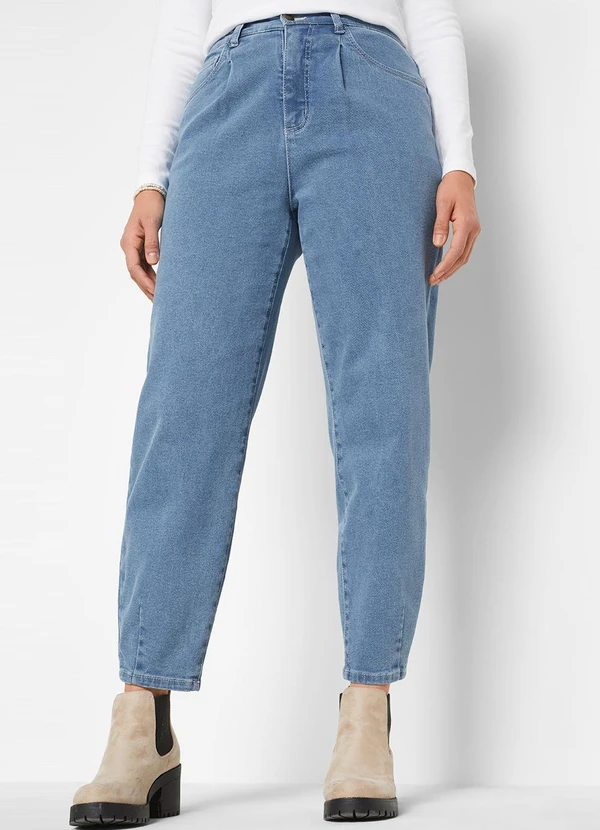 bonprix - Calça Jeans Claro em Jeans 6