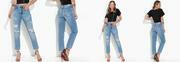 Cal�a Jeans Claro em Jeans