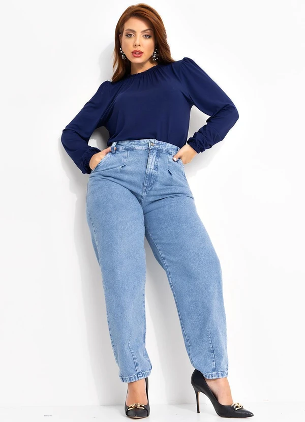 Quintess - Calça Jeans Claro em Jeans 14