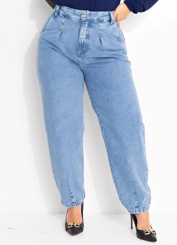 Quintess - Calça Jeans Claro em Jeans 10