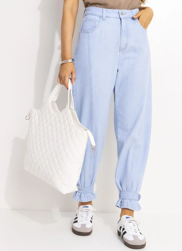 Quintess - Calça Jeans Claro em Jeans