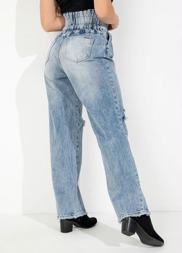 Outlet - Calça Jeans Clochard Reta Destroyed Sawary 2