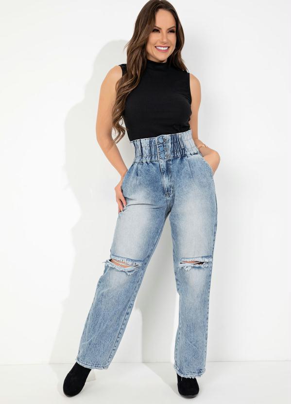 Outlet - Calça Jeans Clochard Reta Destroyed Sawary 3