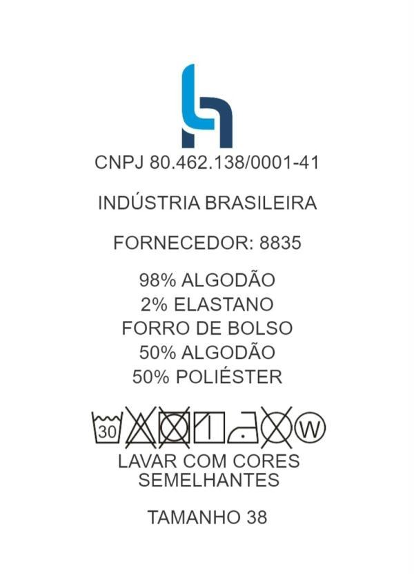 bonprix - Calça Jeans com Bolso Azul Claro 3
