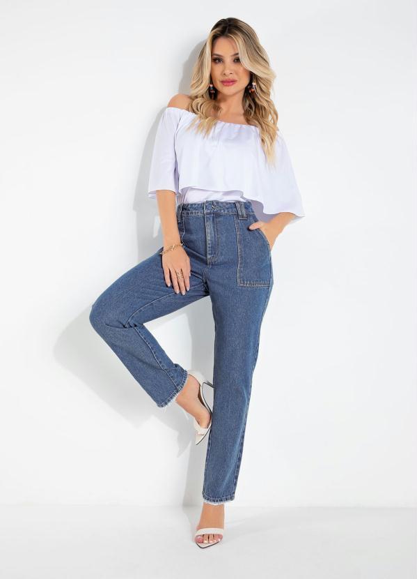Sawary Jeans - Calça Jeans com Bolsos Funcionais Sawary 3