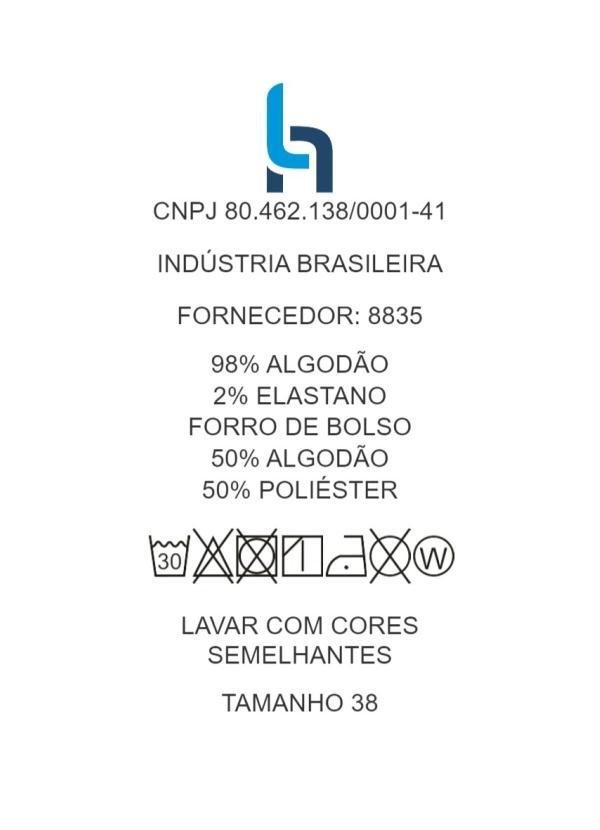 Outlet - Calça Jeans com Bolsos Verde Menta 6