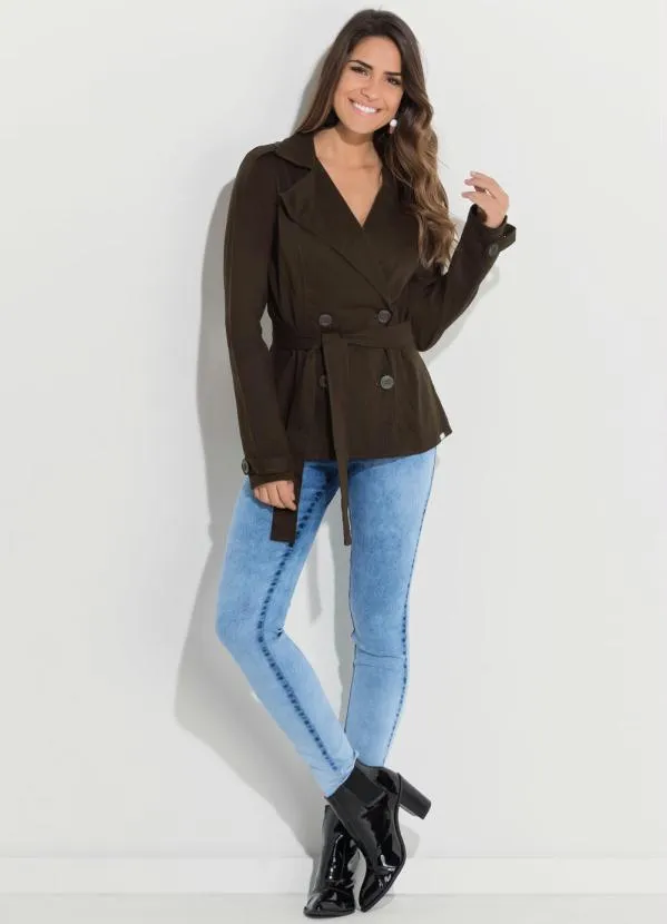 Quintess - Calça Jeans com Cintura Média 5