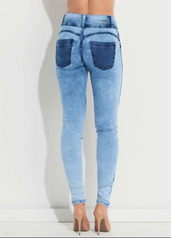 Quintess - Calça Jeans com Cintura Média 8