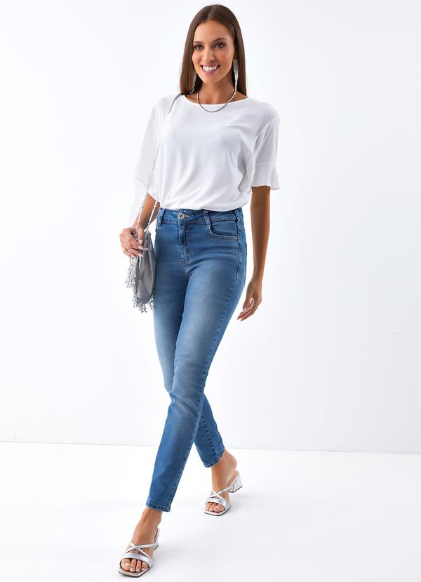 Colcci - Calça Jeans com Elastano Azul 3