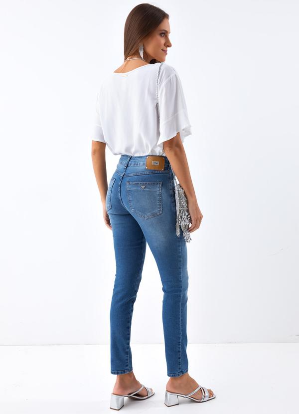 Colcci - Calça Jeans com Elastano Azul 4