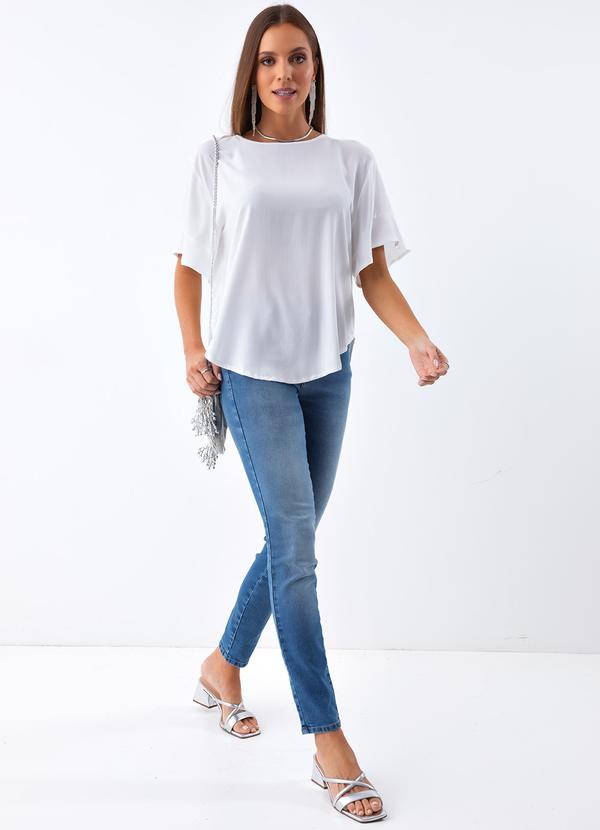 Colcci - Calça Jeans com Elastano Azul 6