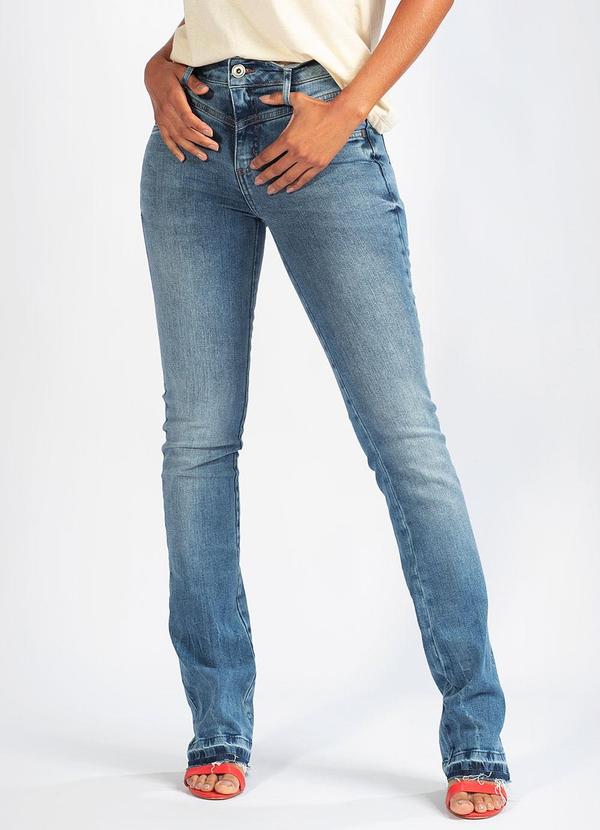 Colcci - Calça Jeans com Elastano Azul