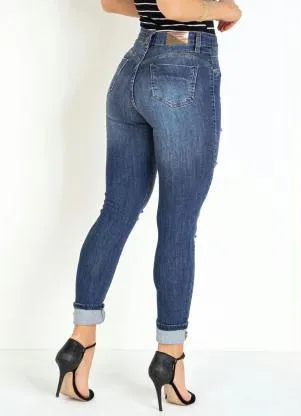 Sawary Jeans - Calça Jeans Cropped Destroyed Sawary - SAWARY JEANS