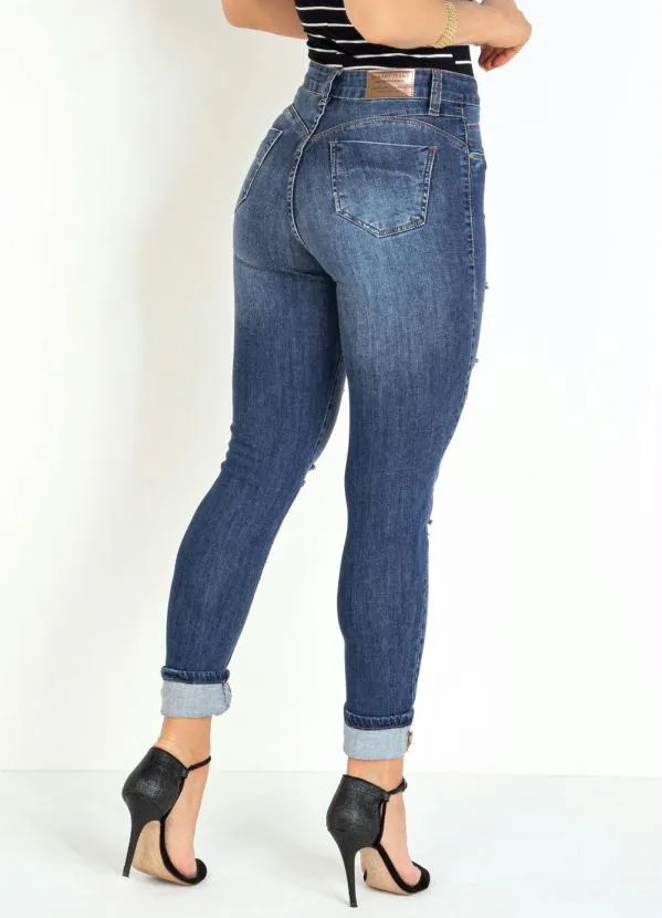 Sawary Jeans - Calça Jeans Cropped Destroyed Sawary 2