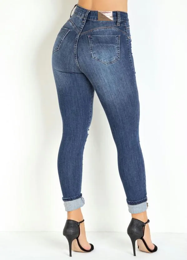 Sawary Jeans - Calça Jeans Cropped Destroyed Sawary 6