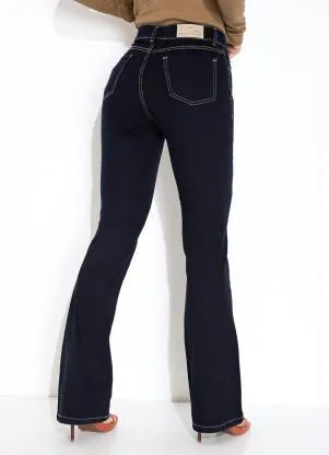 Sawary Jeans - Calça Jeans Escura Boot Cut Sawary - SAWARY JEANS