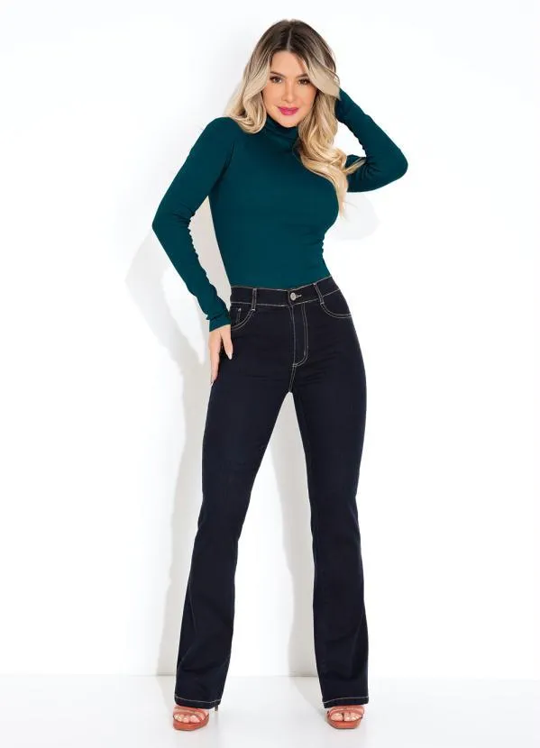 Sawary Jeans - Calça Jeans Escura Boot Cut Sawary 3