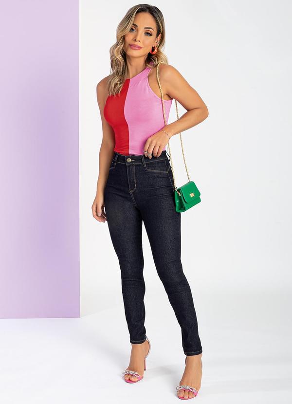 Sawary Jeans - Calça Jeans Escura Cigarrete 5