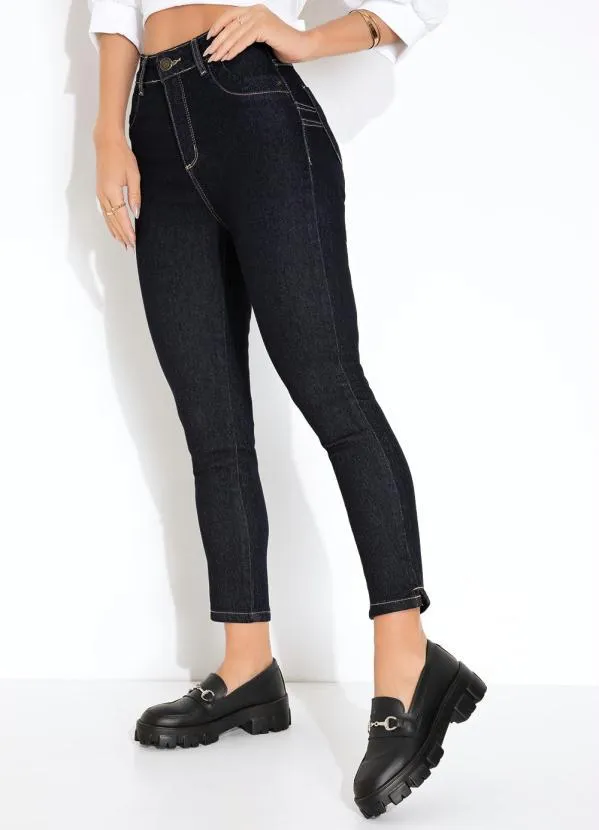 Sawary Jeans - Calça Jeans Escura Levanta Bumbum Sawary