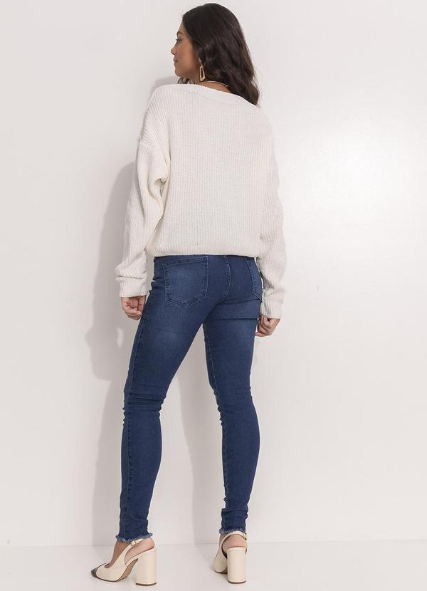 Quintess - Calça Jeans Escuro em Jeans 5