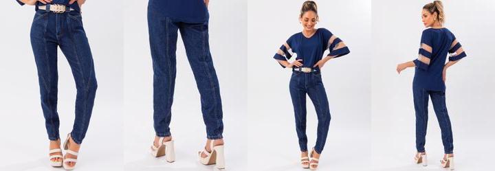 Cala Jeans Escuro em Jeans