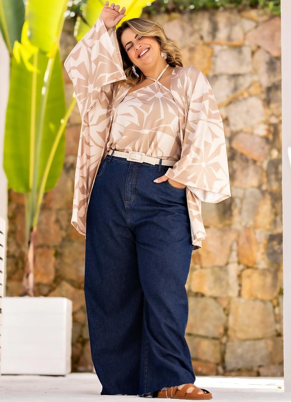 Quintess - Calça Jeans Escuro em Jeans 12