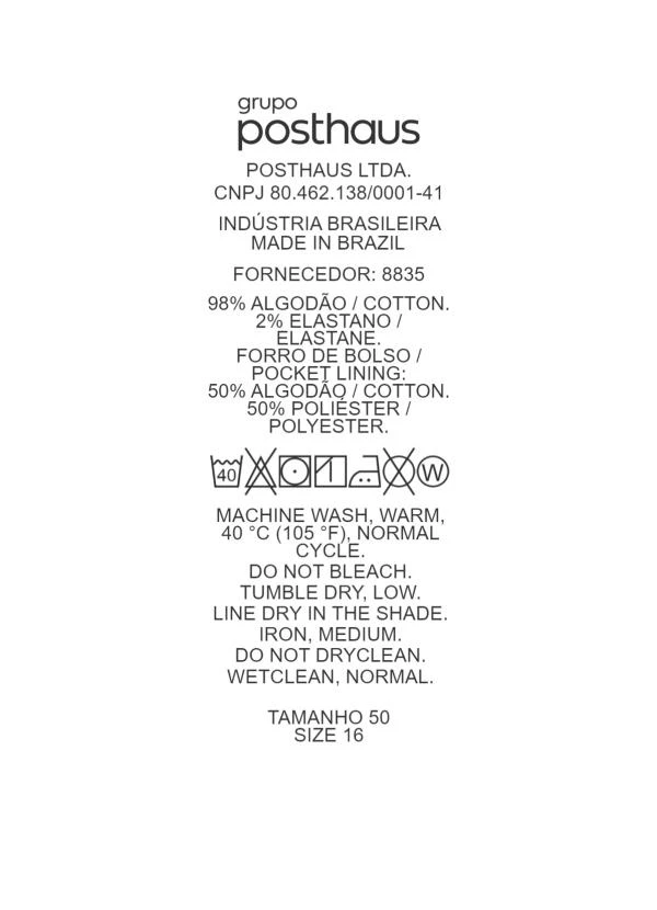 Quintess - Calça Jeans Escuro em Jeans 14