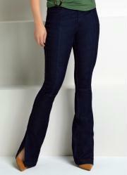 Cala Jeans Escuro Flare com Fenda