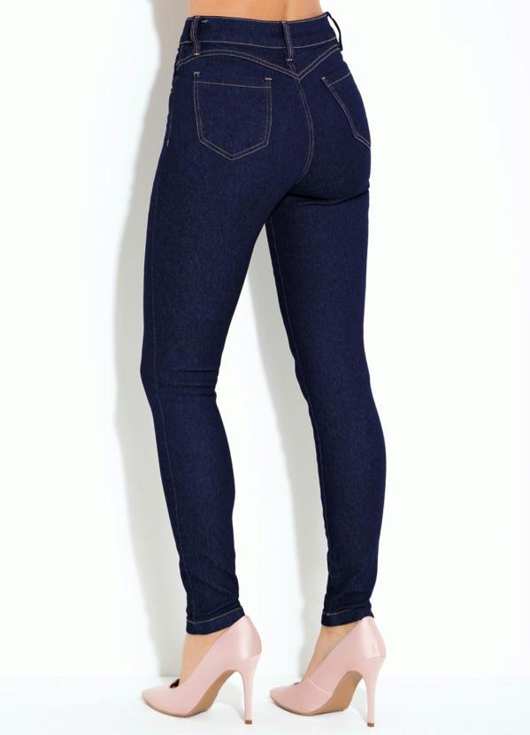 Quintess - Calça Jeans Escuro Skinny 2