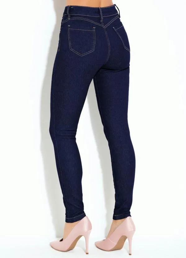 Quintess - Calça Jeans Escuro Skinny 2