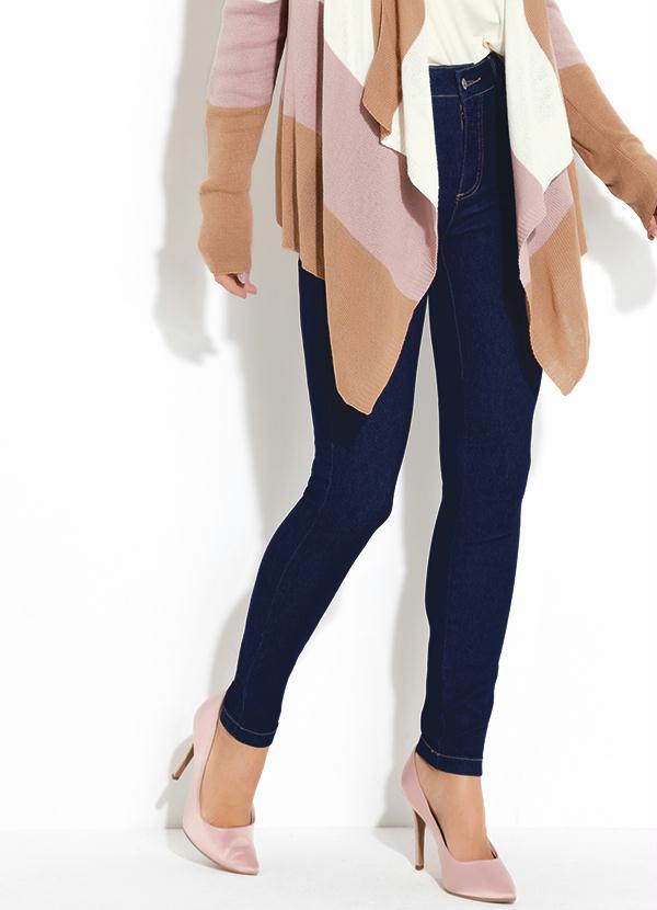 Quintess - Calça Jeans Escuro Skinny 3