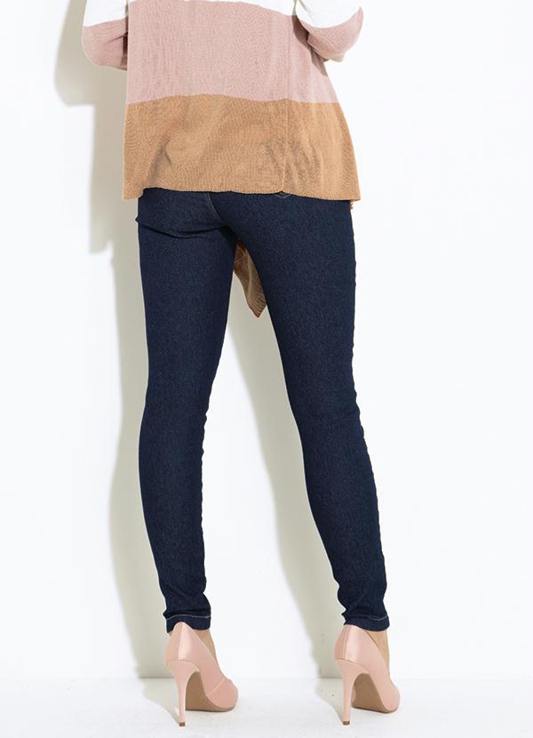 Quintess - Calça Jeans Escuro Skinny 5