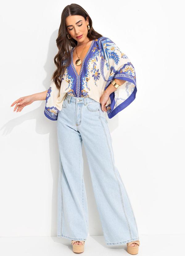 Farm - Calca Jeans Farm Azul 11