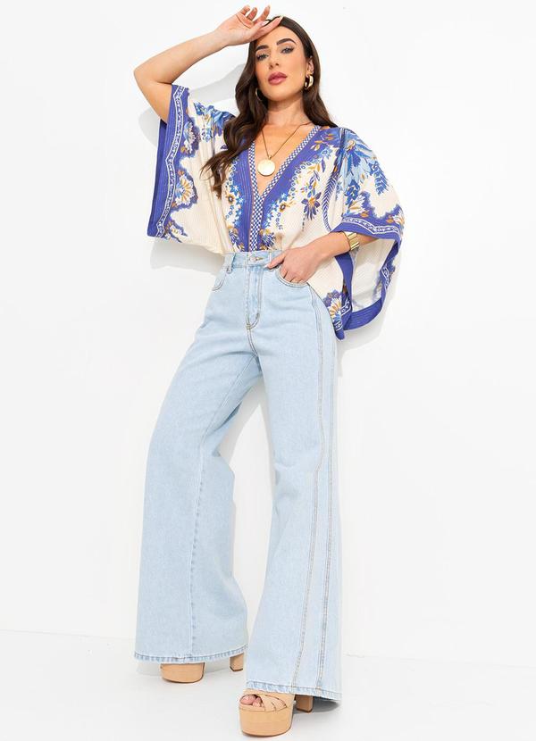 Farm - Calca Jeans Farm Azul 3