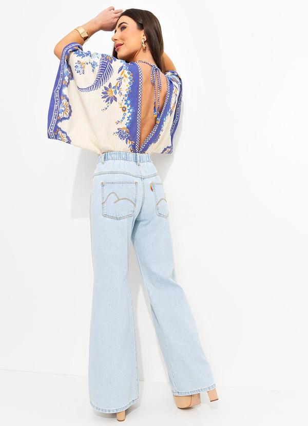 Farm - Calca Jeans Farm Azul 4