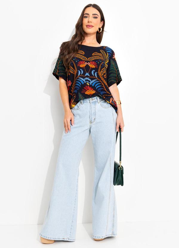 Farm - Calca Jeans Farm Azul 8