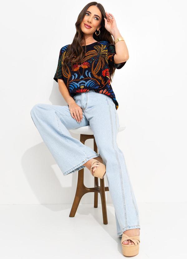 Farm - Calca Jeans Farm Azul 9