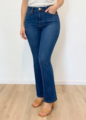 Queima Estoque - Calça Jeans Fem Bootcut Azul - QUEIMA ESTOQUE