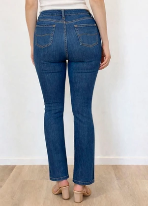 Queima Estoque - Calça Jeans Fem Bootcut Azul - QUEIMA ESTOQUE