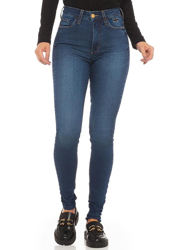 Rafree - Calça Jeans Fem Cigarrete Azul