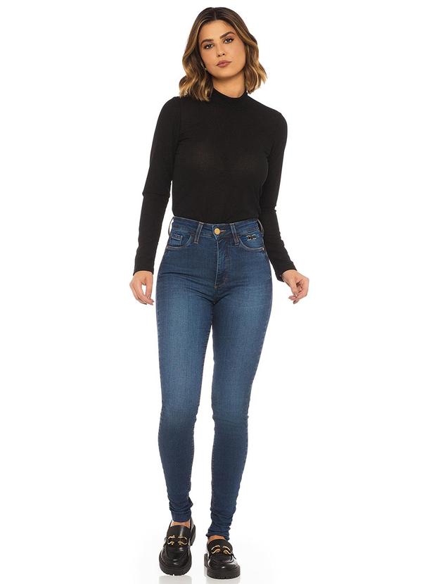Rafree - Calça Jeans Fem Cigarrete Azul 3