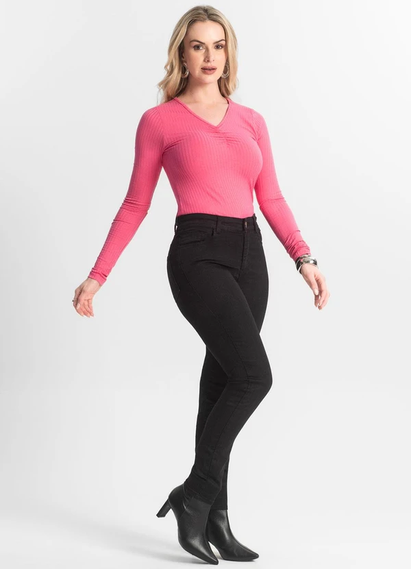 Endless - Calça Jeans Feminina Preto 3