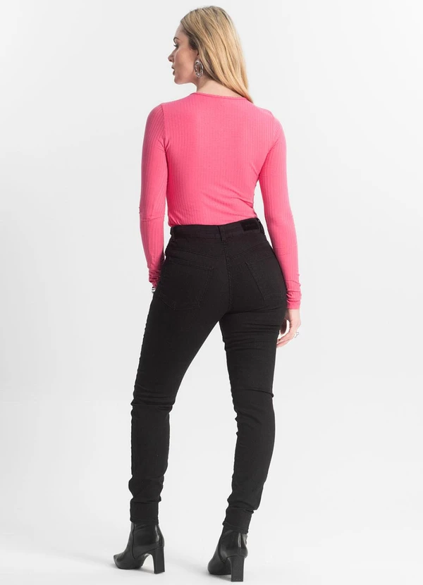 Endless - Calça Jeans Feminina Preto 4