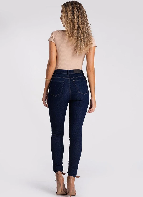 Meu Jeans - Calça Jeans Feminina Skinny Azul 4