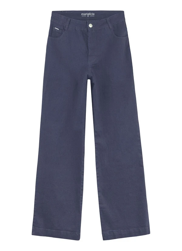 Marialícia - Calça Jeans Feminino Azul