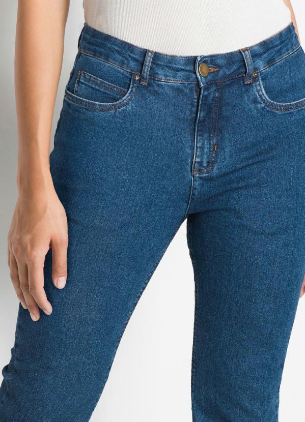 bonprix - Calça Jeans Flare Azul Médio 3
