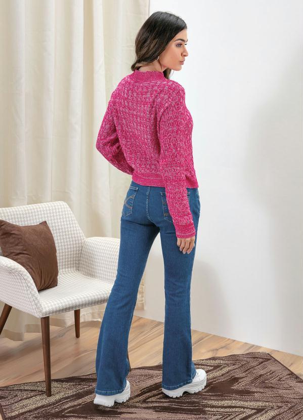 bonprix - Calça Jeans Flare Azul Médio 5